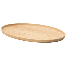 Continenta Tabla Oval Continenta 36,5x25x2 cm Madera de árbol de la goma